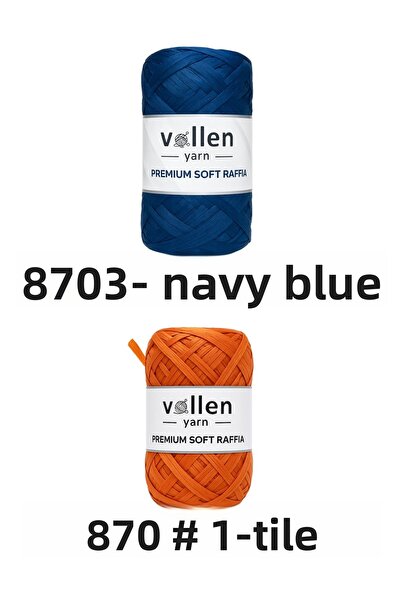 vollen yarn Premium Soft Raffia Yarn |   Polyester Raffia Paper Rope |   Soft Straw Bag/Hat/For Runner/Crocheting