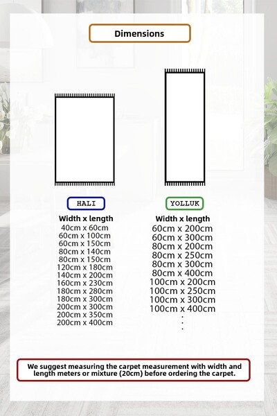 Pelura Halı Digital Printing Framed Non-Slip Base Set of 2 Bath Mats (50X60Cm-60X100Cm)