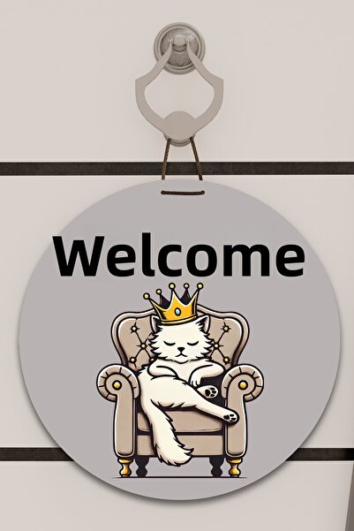 Dormot Digital Print Gray, Standard, This Is Our Kitten Theme, Door Ornament, Wall Ornament