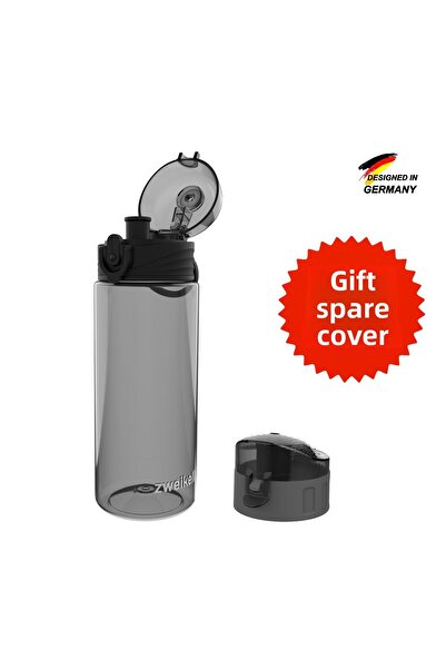 zweikell Lento Jr Switch Anthracite Bpa Free 500 ml Tritan Water Bottle