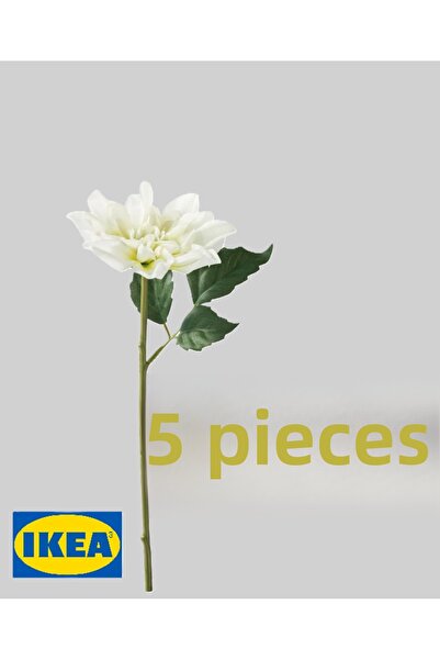 IKEA زهرة اصطناعية من سميكسا |   زهرة النجمة البيضاء 30 سم × 5 قطع
