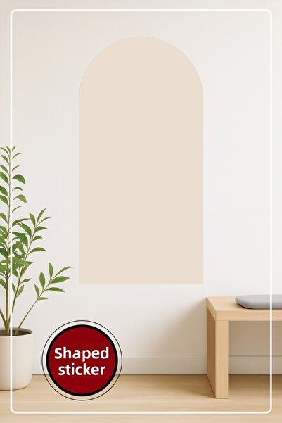 KOSS Dijital Διακοσμητικό αυτοκόλλητο τοίχου σε σχήμα οβάλ, μποέμικο στυλ, κρ...