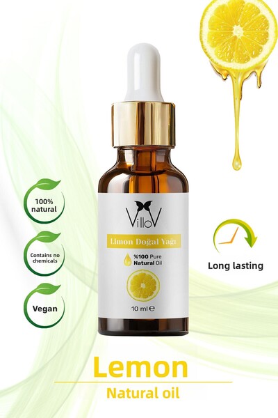 Villov زيت الليمون العطري المعصور على البارد 100% زيت الليمون العطري النقي وا...