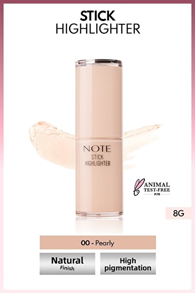 NOTE قلم هايلايتر مرطب وناعم لتفتيح البشرة - 00 لؤلؤي