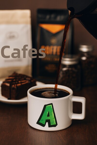 TREND YANKI Letter Printed Coffee Cup