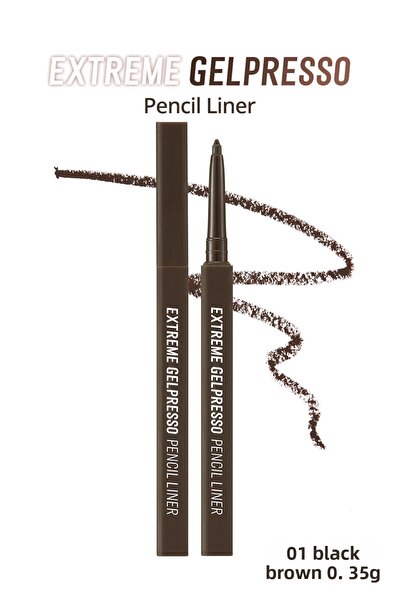 CLIO بطانة قلم جلبريسو من CLIO Extreme - مقاومة للماء، تدوم طوال اليوم، كحل (...