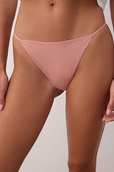 Trendyol Collection Mehrfarbige 7er-Packung aus Baumwolle, dehnbarer Tanga, gestricktes Höschen THMAW26KU00012