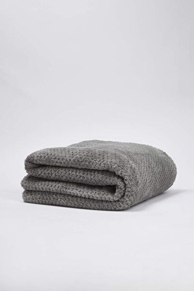 TRENDYOLMİLLA HOME Single Anthracite Wellsoft Blanket Tphaw26Tb00001