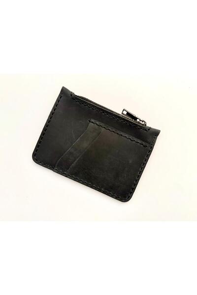 natderi Genuine Leather Mini Wallet with Card Holder and Coin Compartment