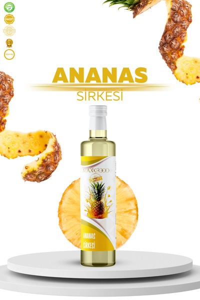 maxxfood Ananas Sirkesi Doğal Fermantasyon (PINEAPPLE VINEGAR) 500ml