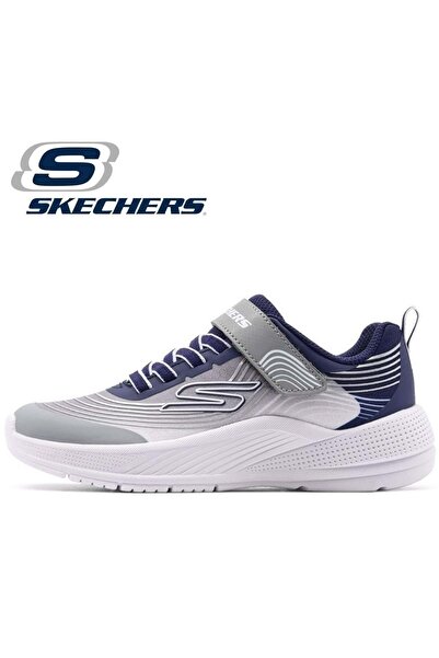 SKECHERS Microspec Advance 403926L Pantofi sport ortopedici pentru copii GRI