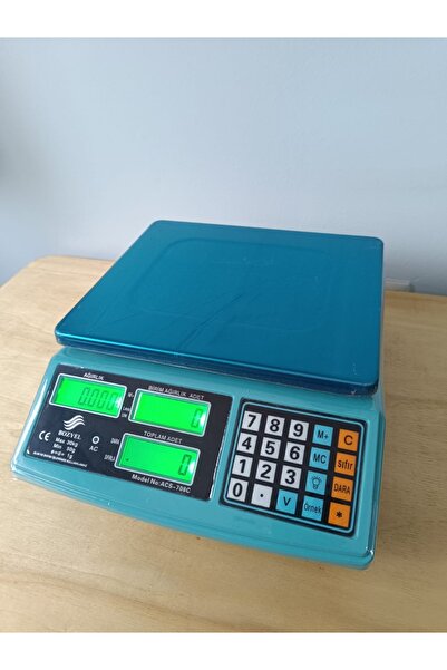 bozyel 30 Kg-1 gr Hassas Adet Parça Sayım Terazisi-Metal Kefe-Hassas Sayıcı T...