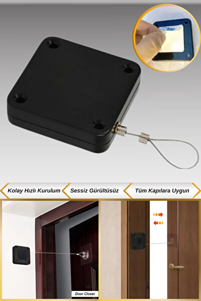 Hane Dostu Sessiz ve Hızlı Otomatik Kapı Kapatma Aparatı