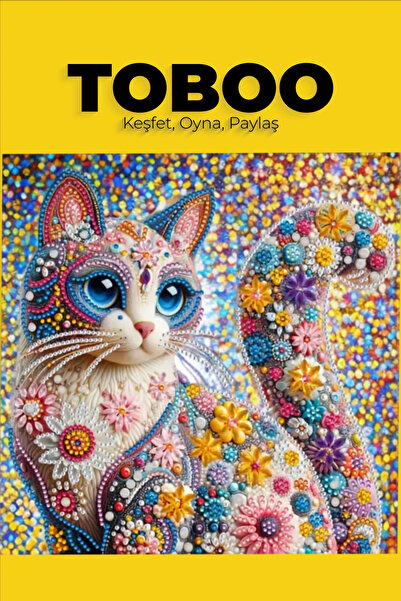 shop 5D Elmas Boyama Kiti Yuvarlak Canvas Sanat, ÇERÇEVESİZ, Kedi renkli Mozaik El Sanatları 30x30 cm