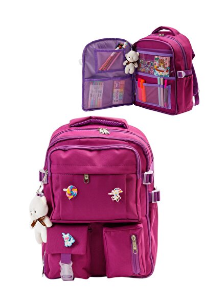 QUOVO Kore Tarzı Ortopedik Özel Tasarım Çok Cepli Su Geçirmez Yeni Nesil Akse...