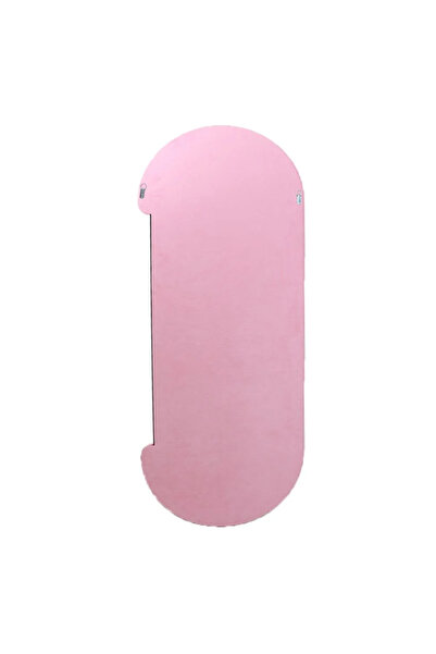 Family Ship Long Wall Mirror with Pink Frame
