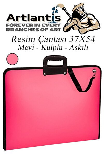 Artlantis Resim Çantası Fermuarlı Kulplu 37x54 cm 1 Adet Teknik Resim Dosya Ç...