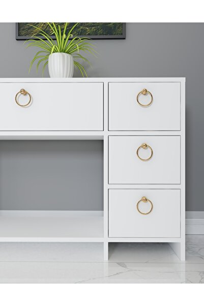 morepp Loren Dresuar | Beyaz - Beyaz