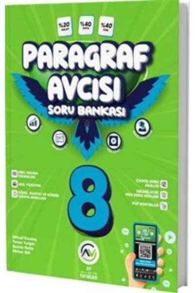 AV YAYINLARI Av Yayınları 8. Sınıf Paragraf Avcısı Soru Bankası