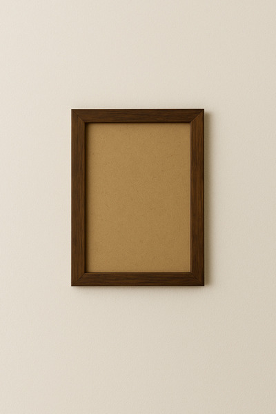 caddehediye 40x60 Ahşap Çerçeve Poster Puzzle Siyah & Beyaz & Ceviz & Masif & 4 Renk İskandinav