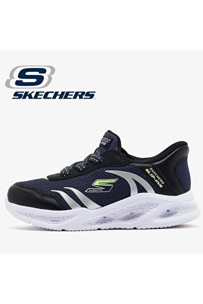 SKECHERS Meteor Lights Brisk Beams 403848N Beleuchtete orthopädische Kinder-S...