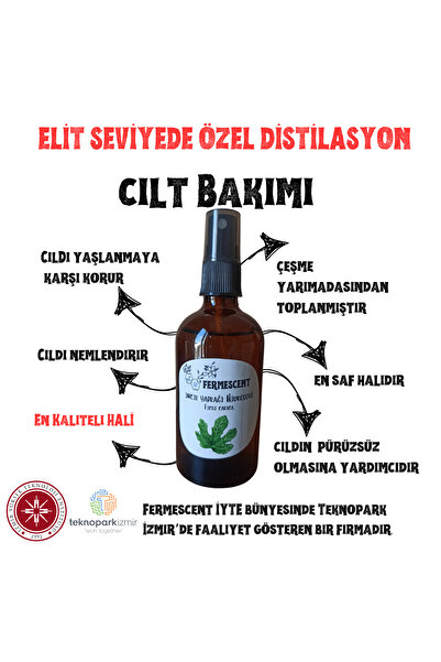 Fermescent حب الشباب والرؤوس السوداء - بقع البشرة هيدروسول، ماء أوراق التين 1...