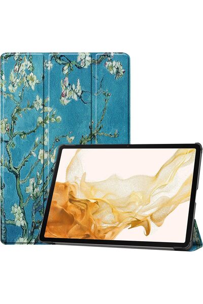 SIGLOO Husa UltraSlim stand Smart Cover sleep wake Galaxy Tab S9 Plus S9 FE+ 12.4 inci Painted Tree