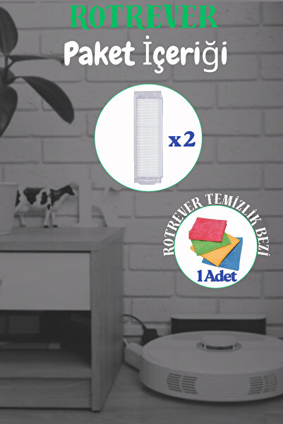 Xiaomi Vacuum Mop Lite-Vacuum Mop 2 Pro (Mjst1Shw*Model No Attention)Hepa Filter,Rotrever Cloth Set-3 Pieces