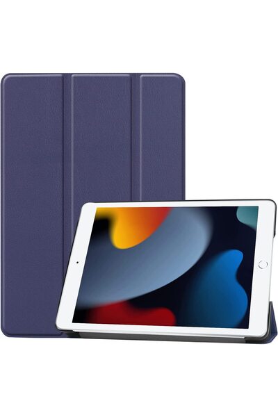 SIGLOO Husa premium Slim Smart Cover Trifold pentru iPad Air3 iPad Pro 10.5 inci dark blue