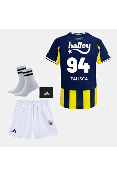 Quaxram TALISCA 94 Fênerbâhçe 25-26 SEZON V Yaka 4 Parca Çocuk Forması Çubuklu