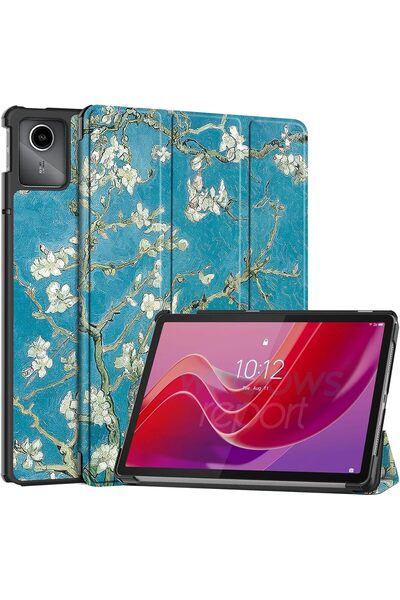 SIGLOO Husa Slim Smart Cover Trifold pentru Lenovo Tab M11 11 inci pink gold