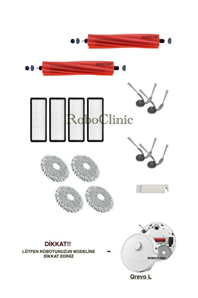 Roboclinic Perie de schimb compatibilă cu aspiratorul robot Roborock Qrevo L,...