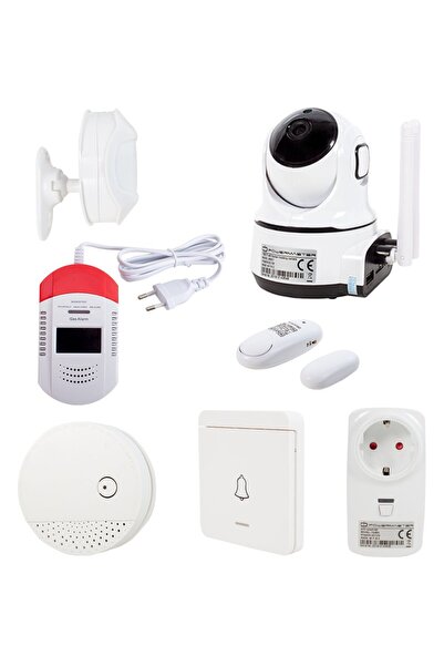 Powermaster PM-19465 Wifi Kameralı Smart Home Akıllı Ev Otomasyon Güvenlik Si...