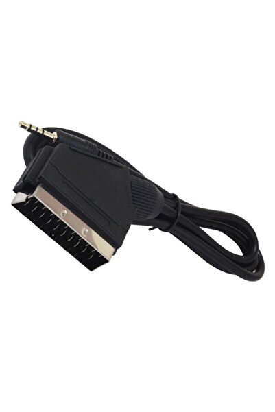 Powermaster PM-12979 Uydu Alıcısı AV Kablo 3.5 Mm Stereo Erkek-Scart Kablo 1....
