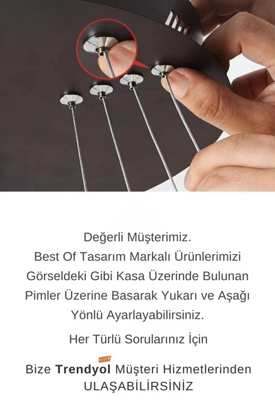 bestof tasarım Modern Krom Sarkıt Kristal Taşlı Power Led Kumandalı 3 Renk Avize