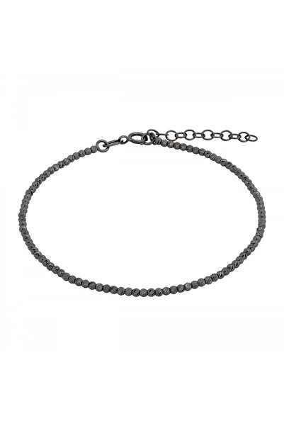 Sandra Ferretti Bratara din Aur de 18K cu Bile Diamantate si Placata cu Ruteniu