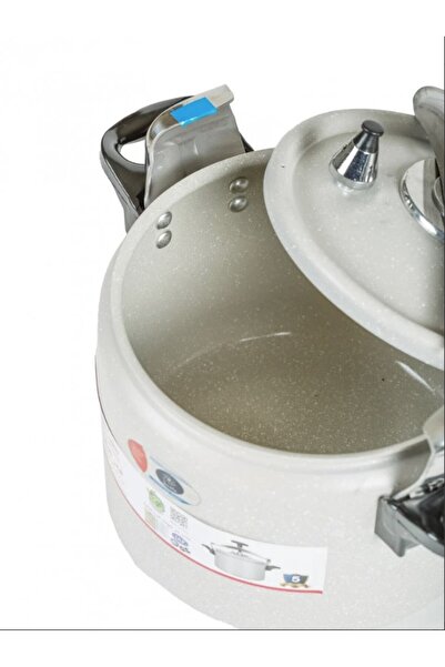 Badraig Granite Aluminum Pressure Cooker | Pressure Cooker | Arabic Cooker | Beige/Grey 7 Liters
