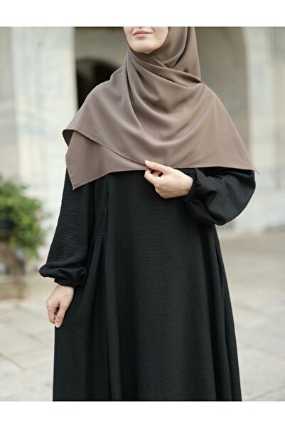 FRESCO SCARFS Tesettür Hijab Medine Ipeği Eşarp Vizon