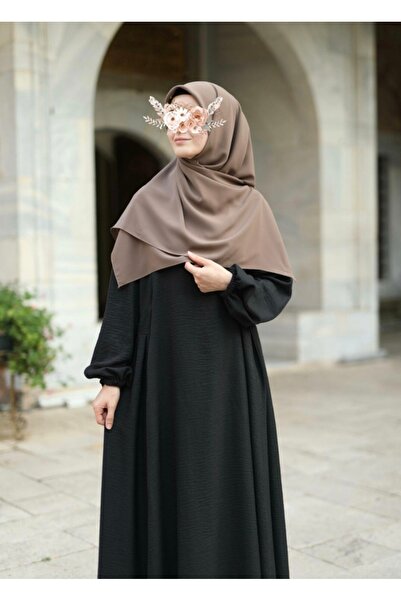 FRESCO SCARFS Tesettür Hijab Medine Ipeği Eşarp Vizon