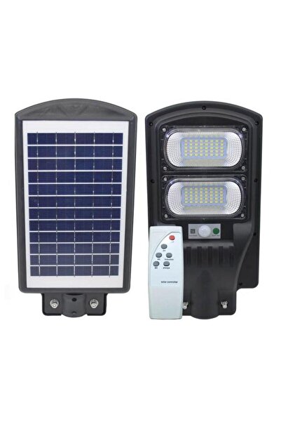 Powermaster PM-23011 Solar Ledli Kumandalı 100 Watt Sokak Lambası Ayaklı Sensörlü Güneş Enerjili Kum
