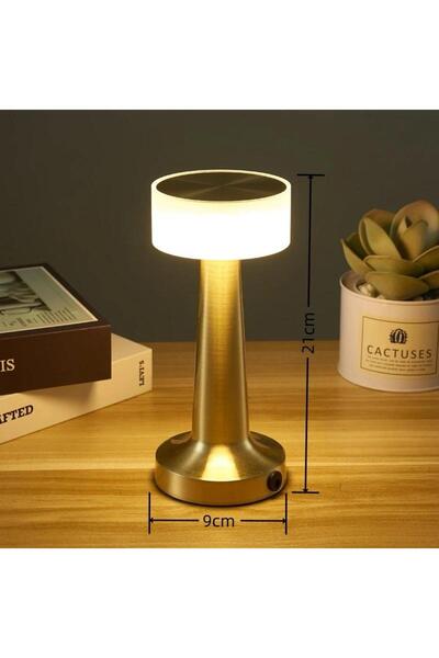 Generic LED Table Lamp Bar Lights, Bedroom Cordless Rechargeable Battery Desk Lamp for Restaurant Liv