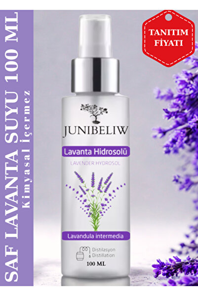 junibeliw Natural Distilasyon Sprey Başlıklı Lavanta Suyu 100 ml (LAVENDER WA...