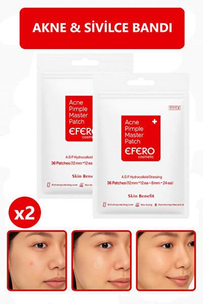 efero 2'li Akne Ve Sivilce Bandı Pimple Patch 72 Patch