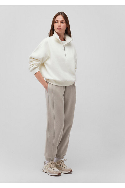 Mavi Pantaloni de trening de bază bej 1600430 -70134