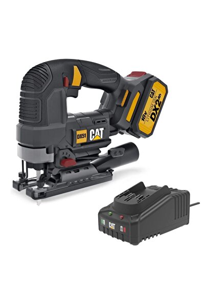 Cat DX51BC 18Volt 2.0Ah Li-ion Tek Akülü Profesyonel Kömürsüz Dekupaj Testere