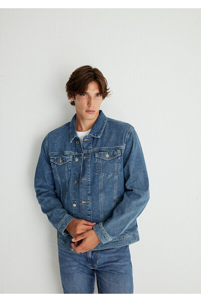 Mavi Frank 90s Indigo Si Jean Jacket - Misty,0115280974