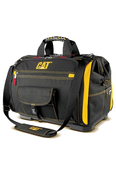 Cat DA980199 18'' Geniş Ağızlı 5 Bölmeli Ağır Hizmet Bez Alet Takım Çantası