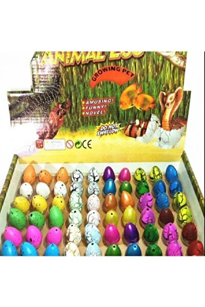Happy Toys DİNAZOR SUDA BÜYÜYEN 8 ADET DİNAZOR YUMURTASI