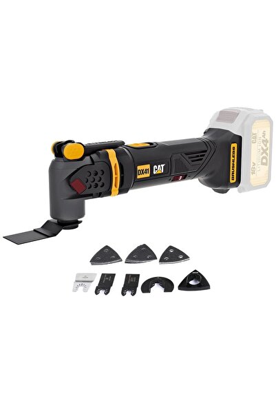 Cat DX41B 18Volt Kömürsüz Profesyonel Çok Amaçlı Devir Ayarlı Raspalama+14 Ad...