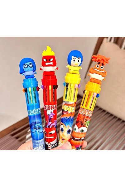 MODA 1 Adet Disney Duygular İçindeki Karakter Serisi Multi tükenmez kalem